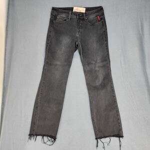 Giuliana Womens Jeans Medium 30x27 Disney Alice Through The Looking Glass Black